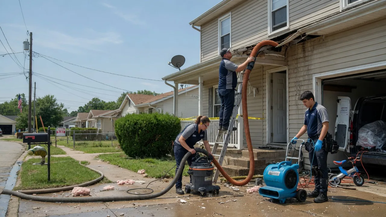 Water Damage Restoration in Oakwood, IL near me